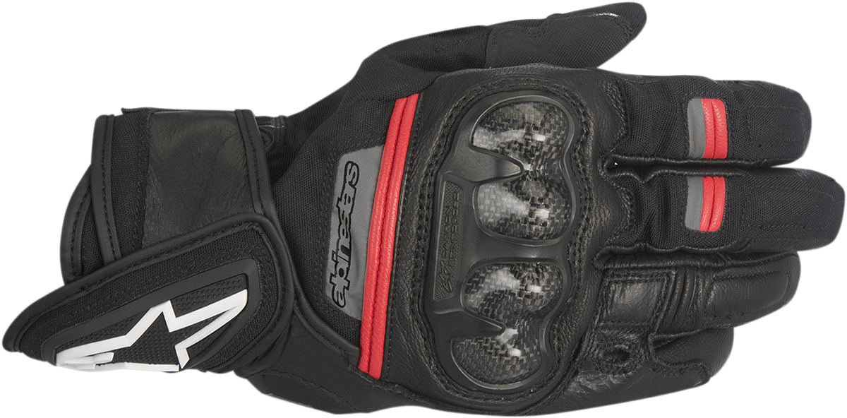 ALPINESTARS Rage Drystar® Gloves - Black/Red - 2XL 3526817-13-2X