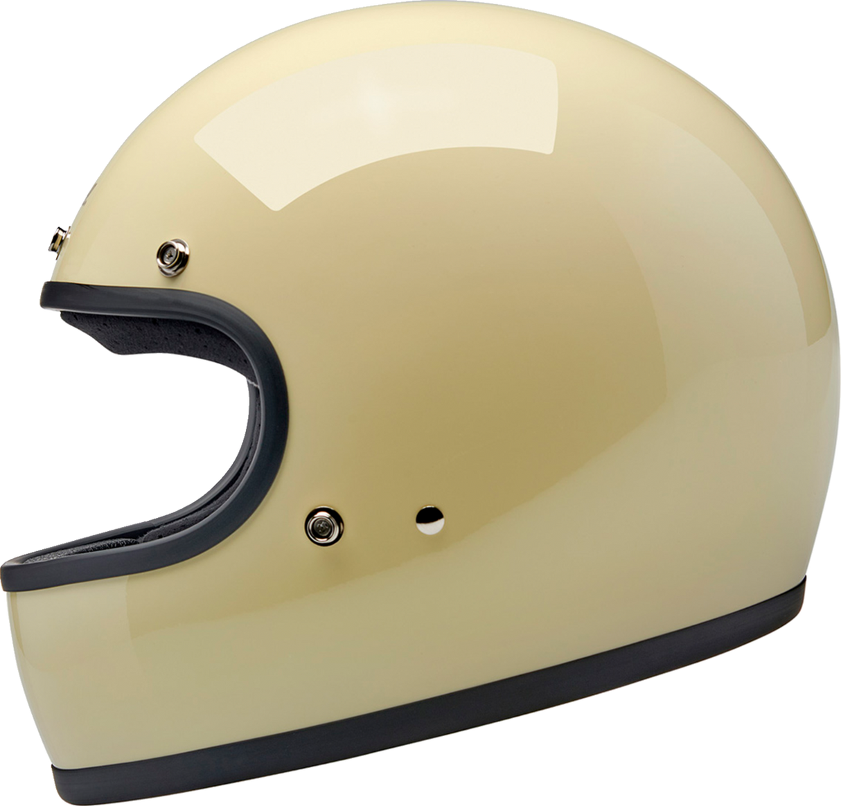 BILTWELL Gringo Helmet - Gloss White - Large 1002-102-504