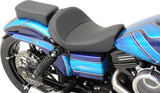 DRAG SPECIALTIES Solo Seat - Mild Stitched - Driver's Backrest - FXD USE P-PADS 08030342,0353 0803-0555