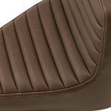 SADDLEMEN Step Up Seat - Front Tuck-n-Roll/Rear Lattice Stitch - Brown I18-33-176BR