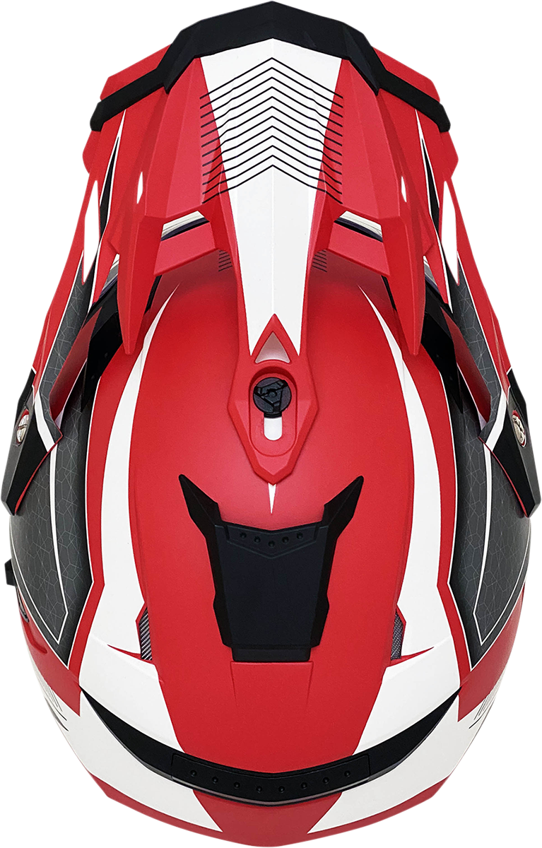 AFX FX-41 Motorcycle Helmet - Range - Matte Red - Large 0140-0068