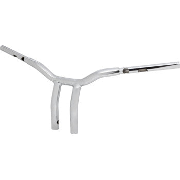 LA CHOPPERS Handlebar - One-Piece Kage Fighter - Pullback - 10" x 1-1/4" - Chrome  Glide 2024  LA-7369-10