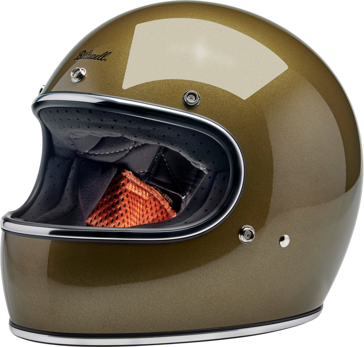 BILTWELL Gringo Motorcycle Helmet - Ugly Gold - XS 1002-363-501