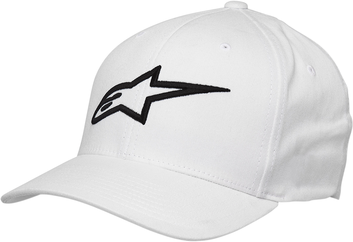 ALPINESTARS Ageless Curve Hat - White/Black - Large/XL 1017810102010LX