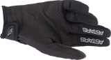 ALPINESTARS Techstar Gloves - Black/Brushed Silver - 2XL 3561023-1419-2X