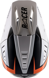 ALPINESTARS SM5 Motorcycle Helmet - Rayon - Black/White/Orange - Small 8304121-1242-SM