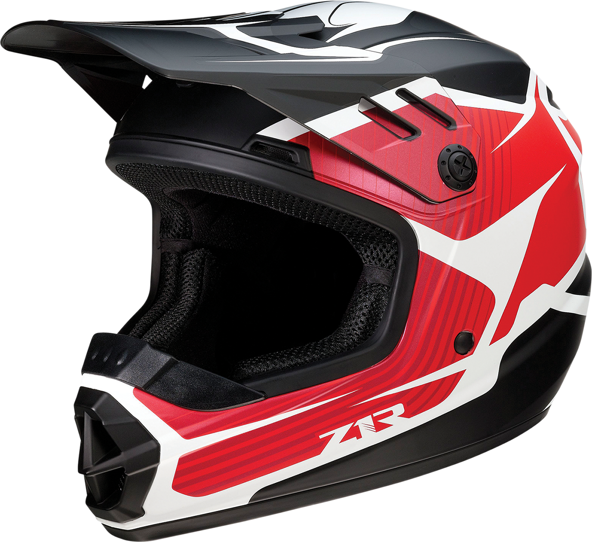 Z1R Youth Rise Motorcycle Helmet - Flame - Red - Large 0111-1447