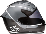 6D ATS-1R Motorcycle Helmet - Alpha - Silver - Small 30-0585