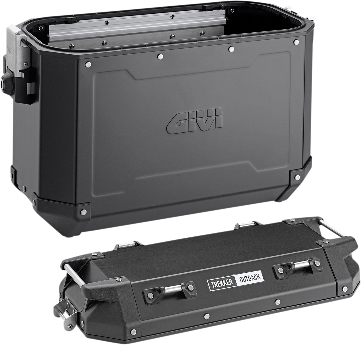 GIVI Outback Case - Left - Black - 37 liter OBKN37BLA