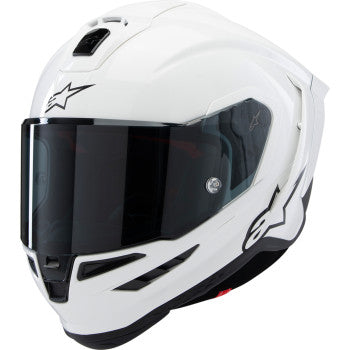 ALPINESTARS Supertech R10 Motorcycle Helmet - Solid - Gloss White - Large 8200124-2170-L