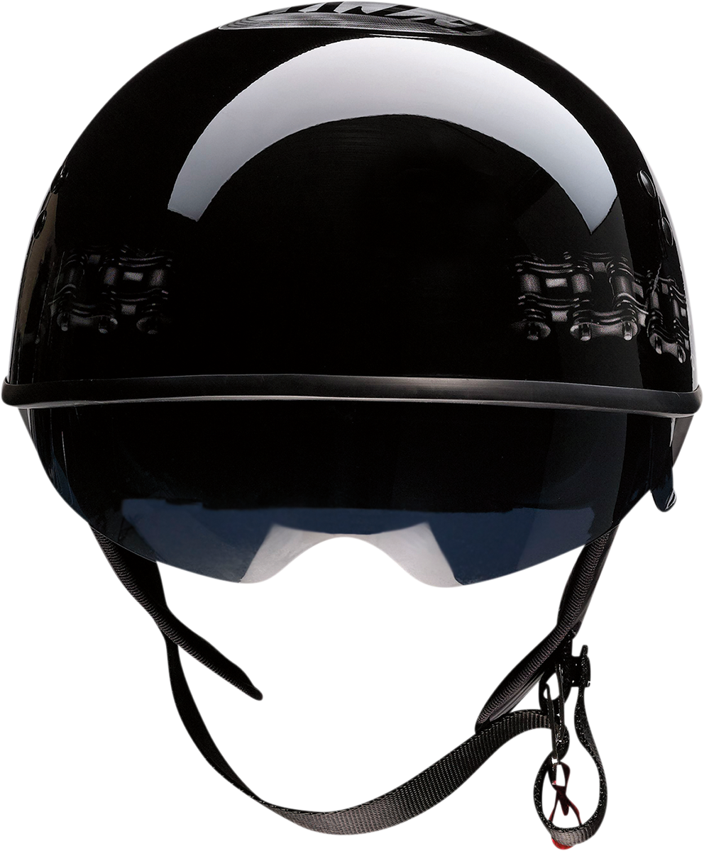 Z1R Vagrant Motorcycle Helmet - FTW - Black/Gray - Small 0103-1319