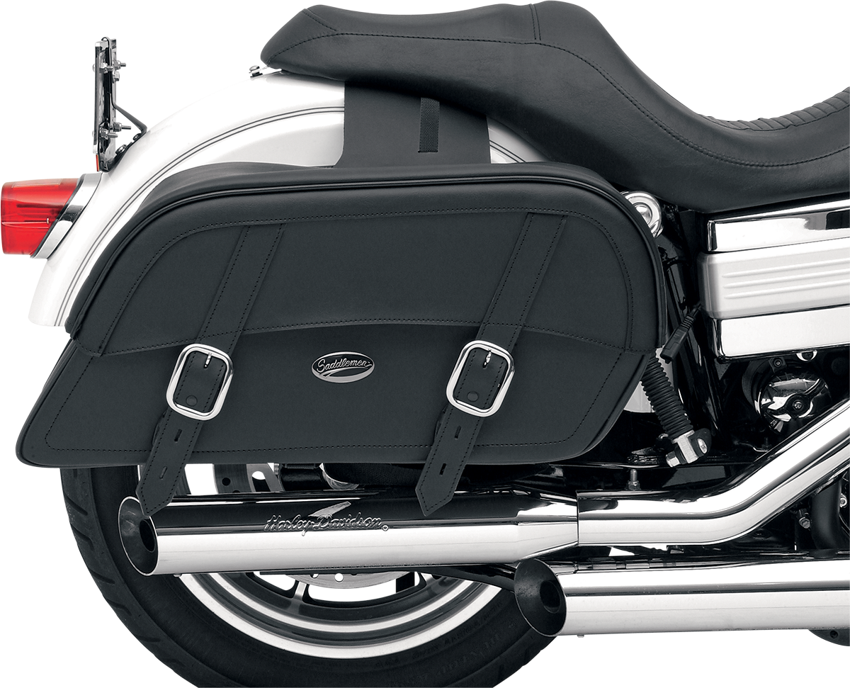 SADDLEMEN Drifter Slant Saddlebags - Extra Jumbo 3501-0321