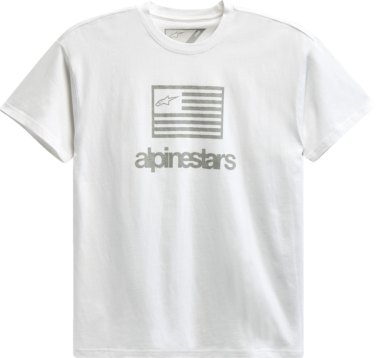 ALPINESTARS Flag T-Shirt - White - 2XL 12137262020XXL