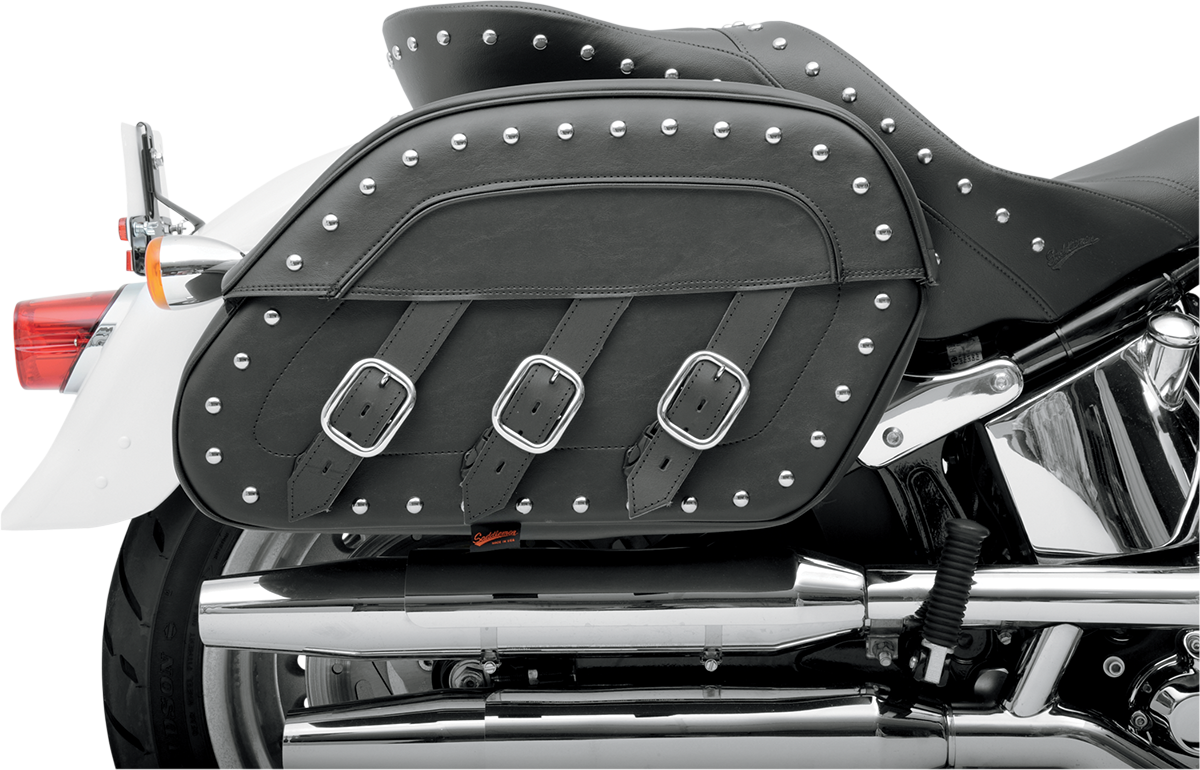 SADDLEMEN Saddlebag - Rigid - Slant - Desperado 3501-0225