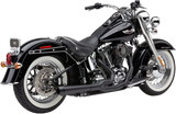 COBRA El Diablo Exhaust - Black - '12-'17 Softail N/F FXSB/FXSE MODELS 6483B