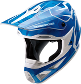 MOOSE RACING F.I. Helmet - Agroid Camo - MIPS® - Blue/White - Large 0110-7769