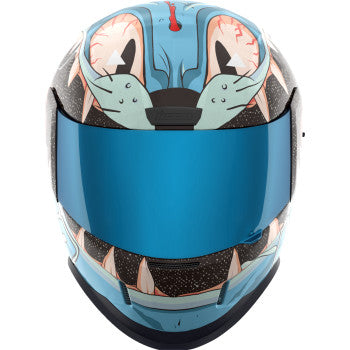 ICON Airform™ Motorcycle Helmet - 9 Lives - Blue - Small 0101-17384