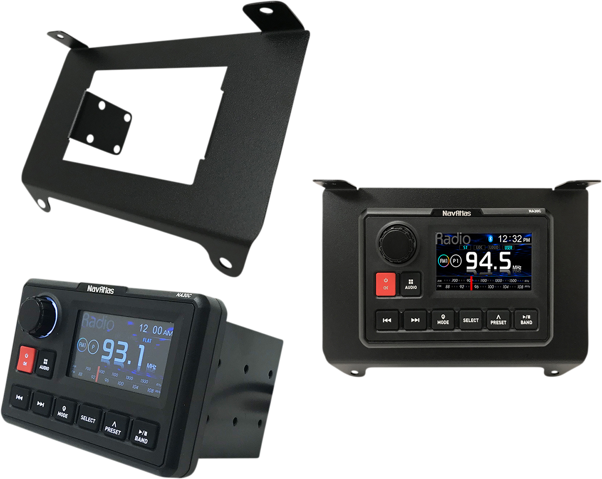 NAVATLAS Radio Kit w/Mount - RZR Turbo RZR1ZONE1