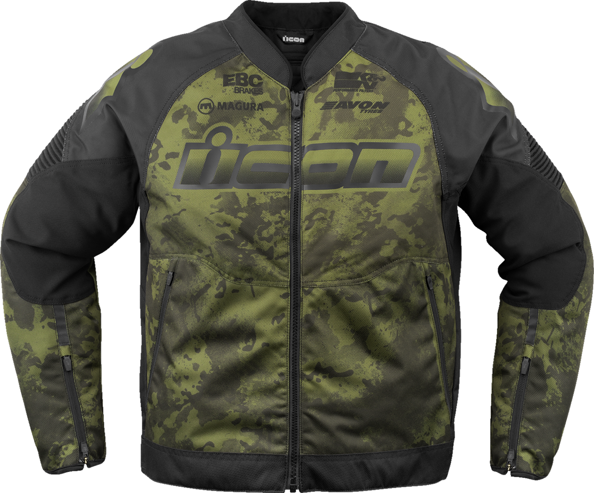 ICON Overlord3™ Magnacross Jacket - Green - 2XL 2820-6722