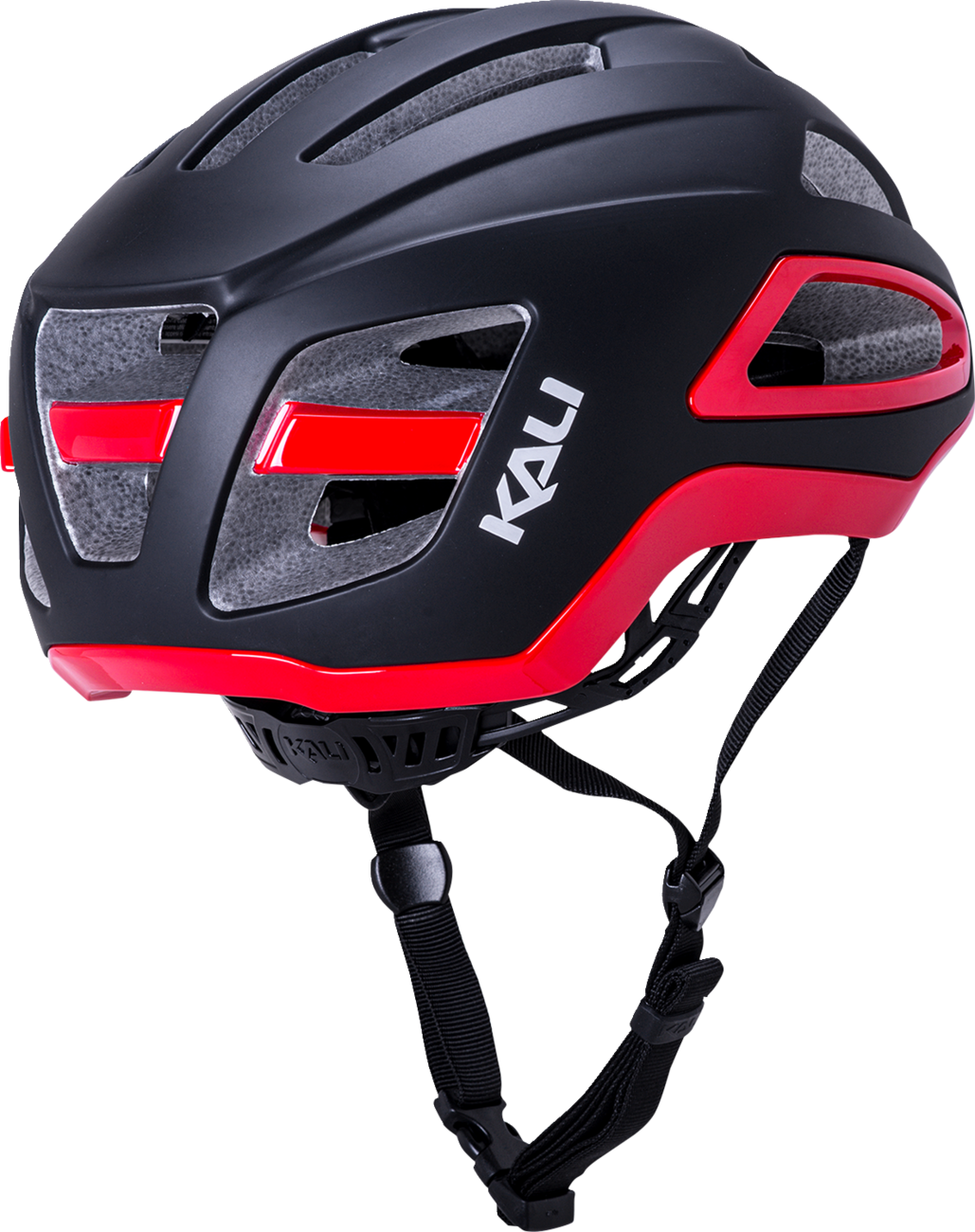 KALI Uno Bicycle Helmet - Matte Black/Red - L/XL 0240921127