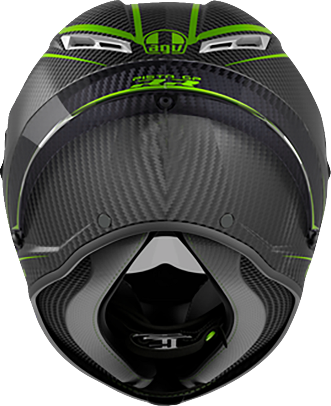 AGV Pista GP RR Motorcycle Helmet - Performante - Carbon/Lime - Small 2118356002-018-S