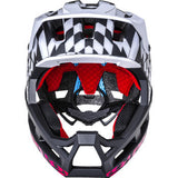 KALI DH Invader Bicycle Helmet - LTD Glitch - Matte Black/White/Red - XS-M 0211323216