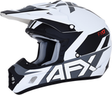 AFX FX-17 Motorcycle Helmet - Aced - Matte White/White - Medium 0110-6495