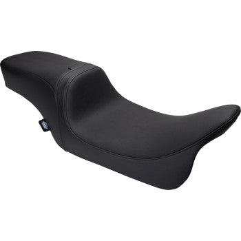 DRAG SPECIALTIES Predator 2-Up Seat - Vinyl - Smooth - w/ Backrest - FLH '08-'23  0801-1499