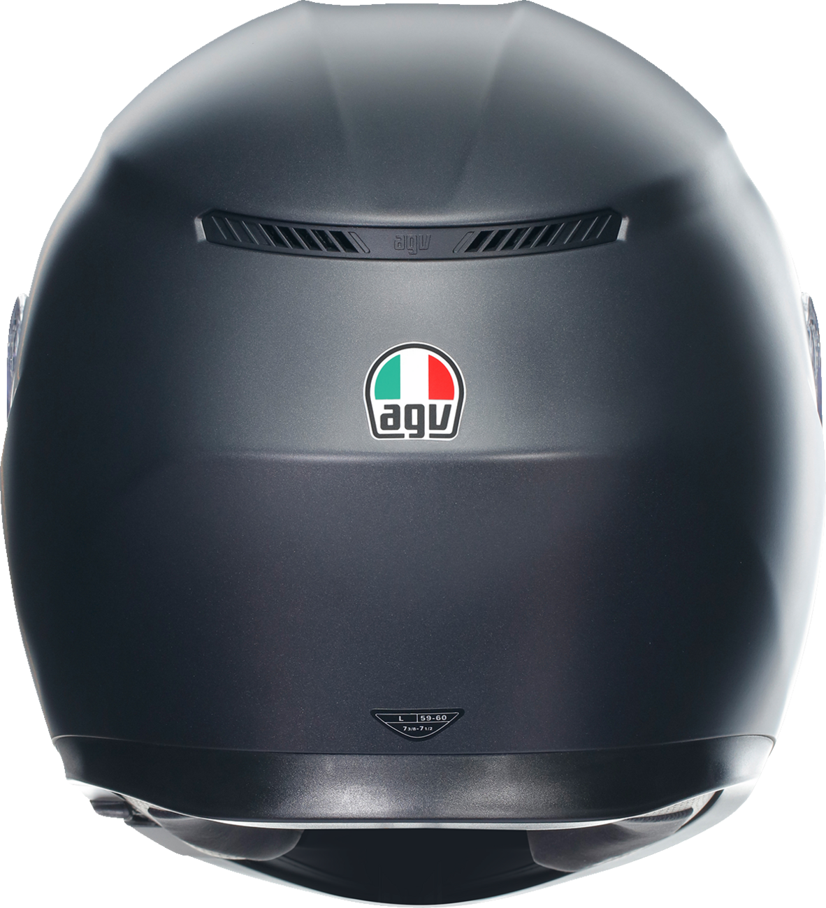 AGV K3 Motorcycle Helmet - Matte Black - Large 2118381004004L