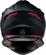 Z1R Range Motorcycle Helmet - Uptake - Black/Red - Small 0140-0014