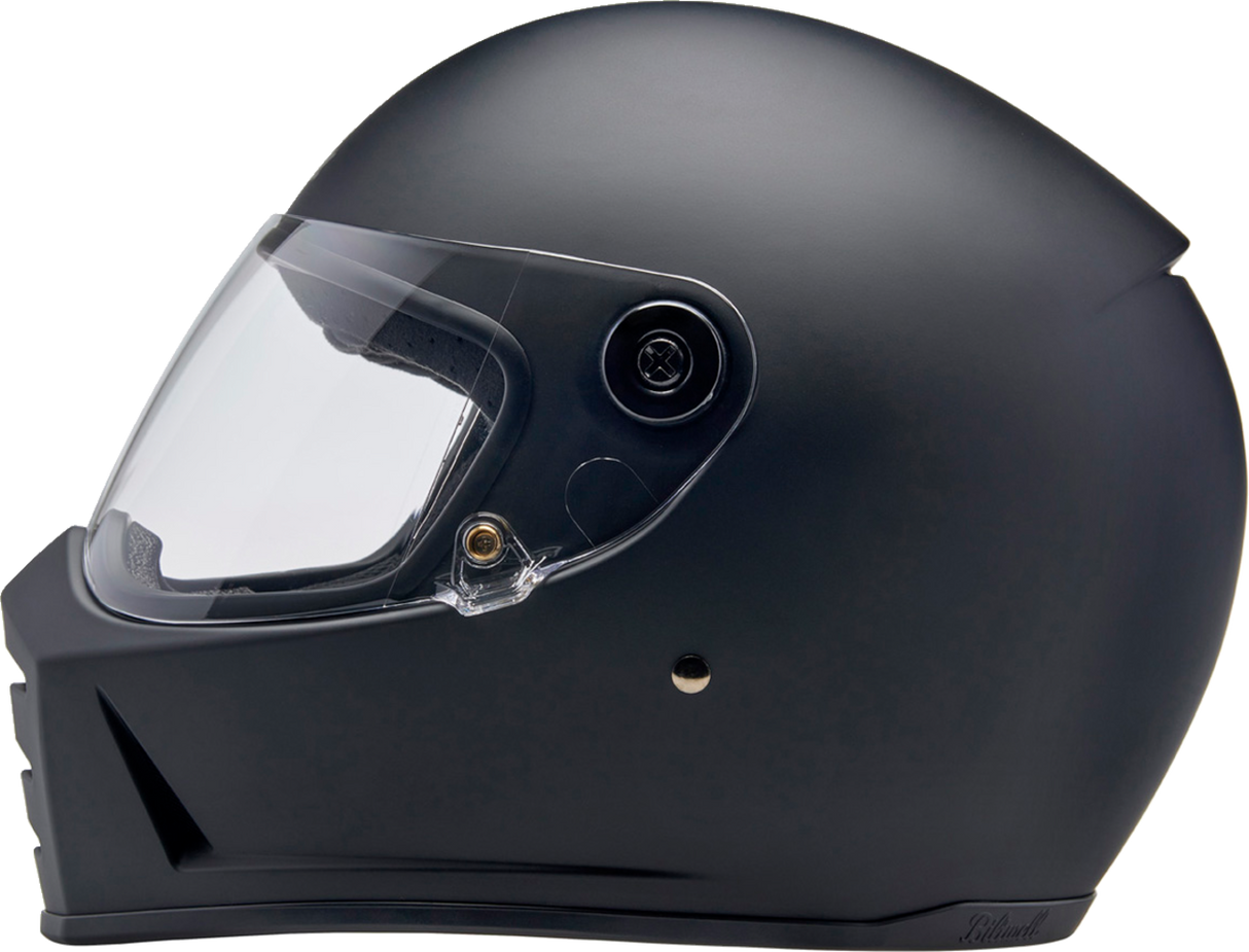 BILTWELL Lane Splitter Motorcycle Helmet - Flat Black - Medium 1004-201-503