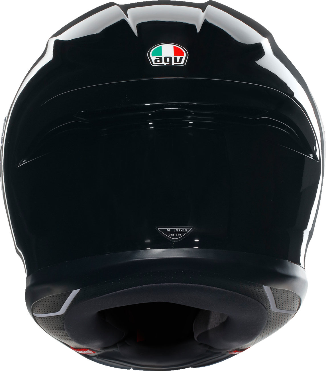 AGV K6 S Motorcycle Helmet - Black - Medium 2118395002009M