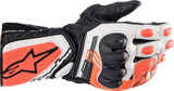 ALPINESTARS SP-8 V3 Gloves - Black/White/Fluo Red - 2XL 3558321-1231-2X