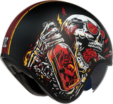 Z1R Saturn Motorcycle Helmet - Devil Made Me - Black/Red - Small 0104-2817