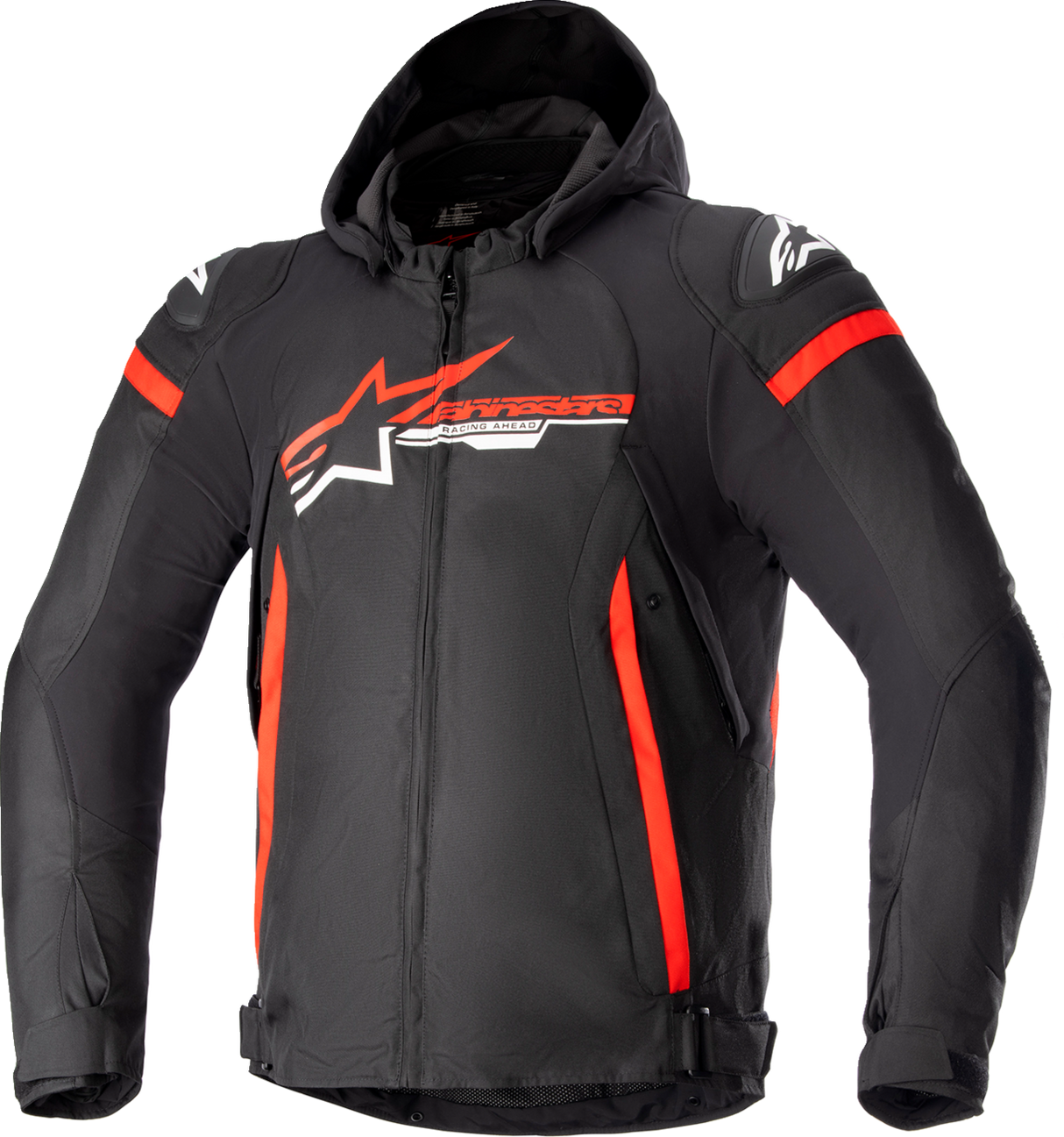 ALPINESTARS Zaca Waterproof Jacket - Black/Red/White - 2XL 3206423-1342-2X