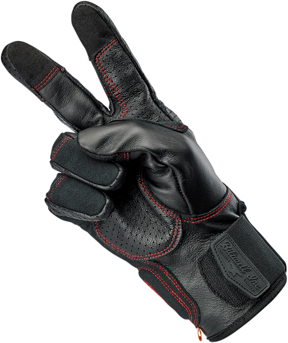 BILTWELL Borrego Gloves - Redline - 2XL 1506-0108-306