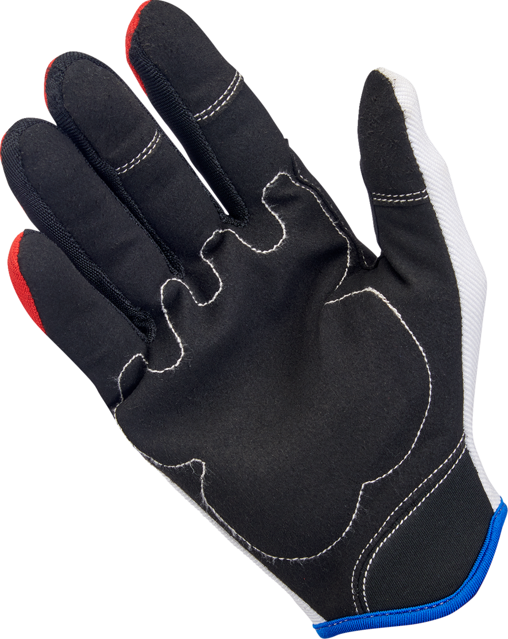 BILTWELL Moto Gloves - Red/White/Blue - Small 1501-1208-002