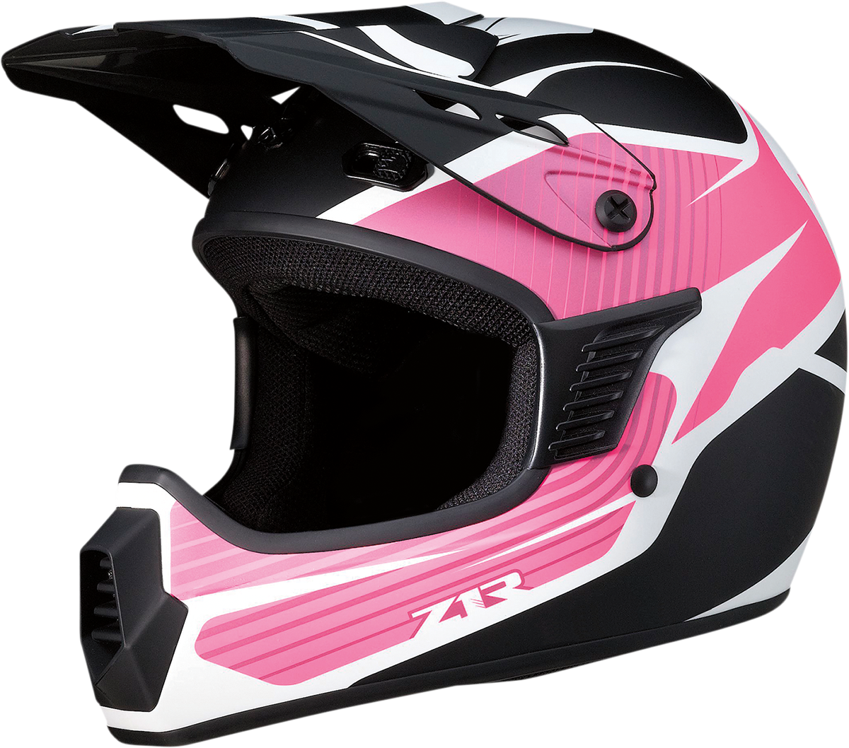 Z1R Child Rise Motorcycle Helmet - Flame - Pink - L/XL 0111-1438