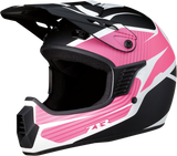 Z1R Child Rise Motorcycle Helmet - Flame - Pink - L/XL 0111-1438