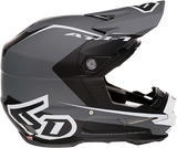 6D ATR-1 Motorcycle Helmet - Stealth - White - XS 10-4614