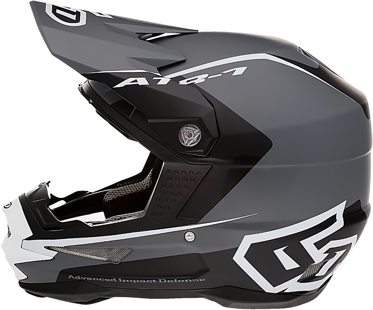 6D ATR-1 Motorcycle Helmet - Stealth - White - XS 10-4614