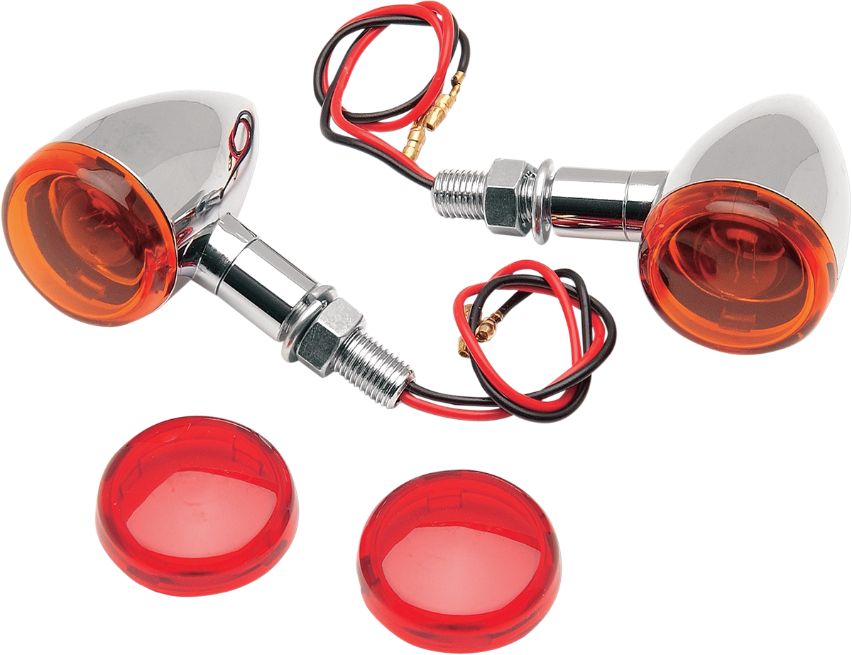 DRAG SPECIALTIES Mini-Duece Marker Light Kit - Amber/Red 20-6390A/R1