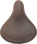 DRAG SPECIALTIES Seat - Spring Solo - Low-Profile - Small - Distressed Brown Leather 0806-0039