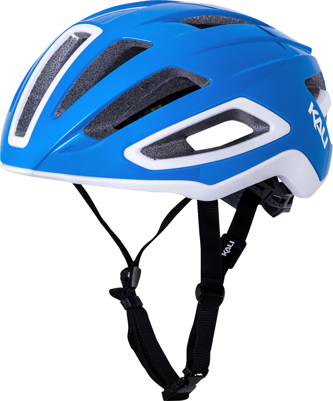 KALI Uno Bicycle Helmet - Gloss Blue/White - S/M 0240921146