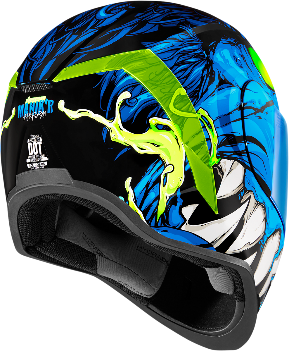 ICON Airform™ Motorcycle Helmet - Manik'R - Blue - Medium 0101-13863