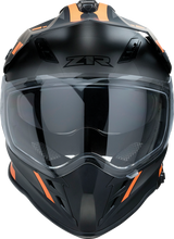 Z1R Range Motorcycle Helmet - Uptake - Black/Orange - Small 0140-0115