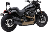 COBRA Black El Diablo Mufflers for Fat Bob 6046B