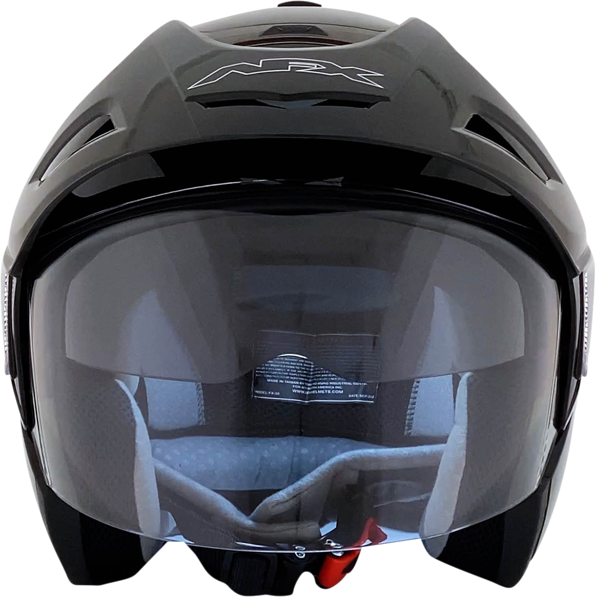 AFX FX-50 Motorcycle Helmet - Gloss Black - Small 0104-1364