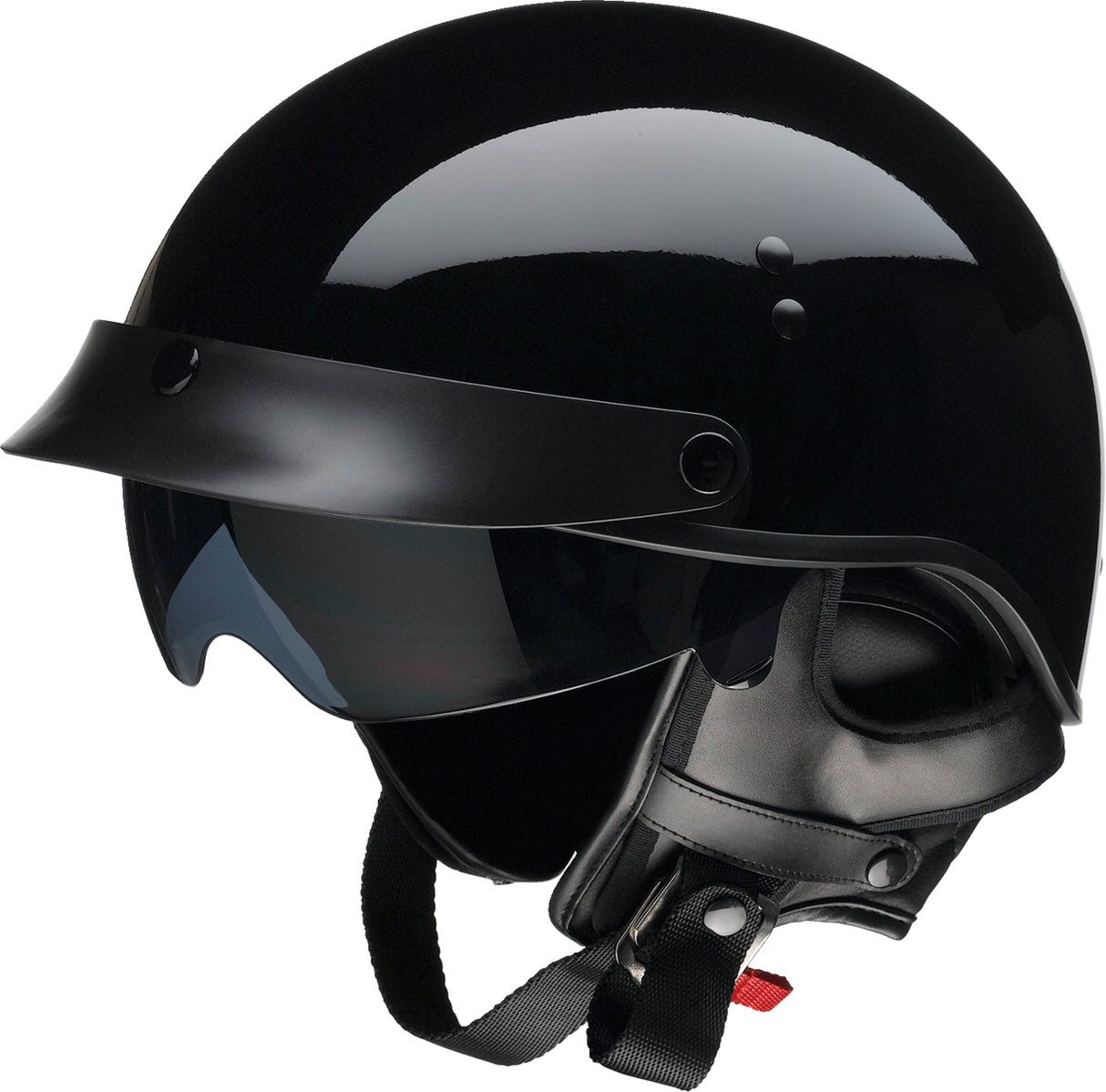 Z1R Vagrant NC Motorcycle Helmet - Black - Large 0103-1369