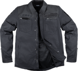 ICON Upstate Canvas National Jacket - Black - Large 2820-6562